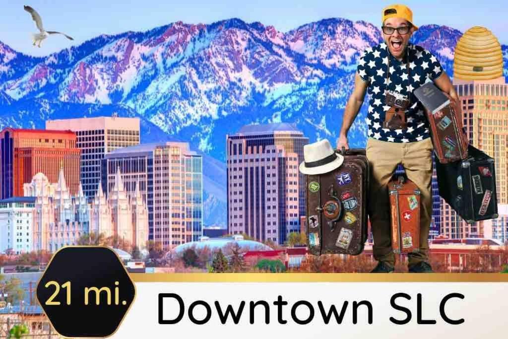 Bee Chic In Sojo W/Hot Tub+Gym+Local Ski Slopes South Jordan Luaran gambar